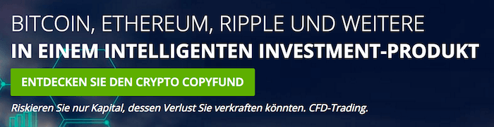 Auf eToro lassen sich bereits die bekanntesten Kryptowährungen handeln