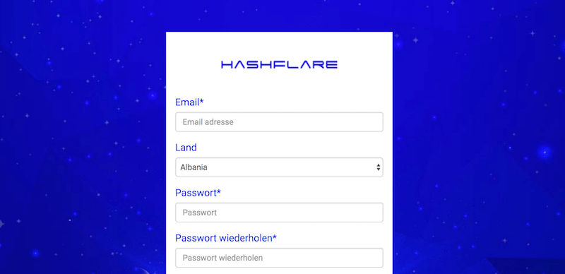 hashflare login